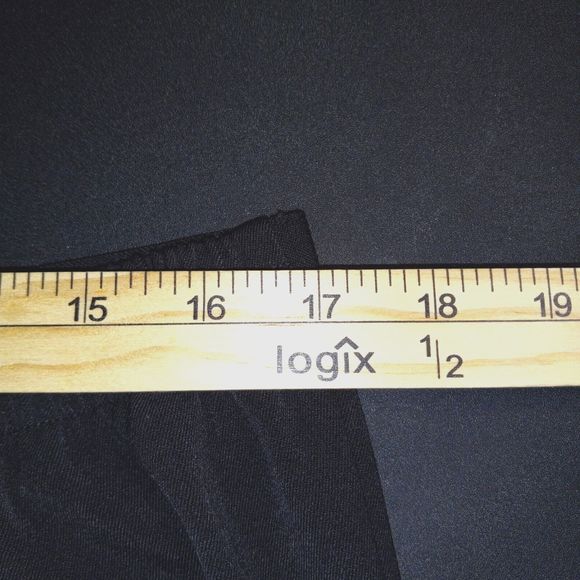 Alfred Dunner Worth Avenue Black Pants Size 16 Pull On Stretch Inseam 27 NEW - Picture 10 of 12